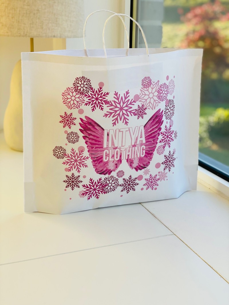 BOOT PAPIEREN TAS - WIT M (45x14x35cm)