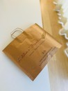BOOT PAPIEREN TAS - KRAFT S (33X10X24CM)
