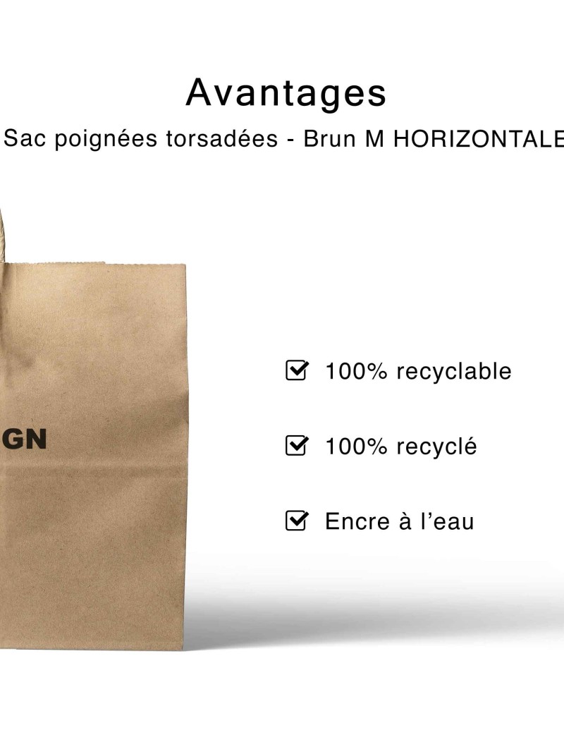 Sac Kraft M Horizontal – Pratique, Pro Et Personnalisable
