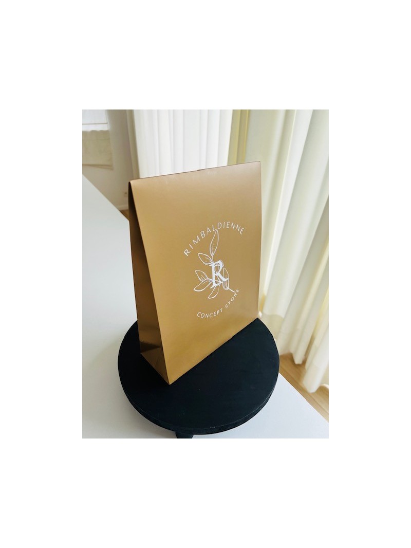 Goldene Geschenktüte – Größe S (12×6×18 cm)