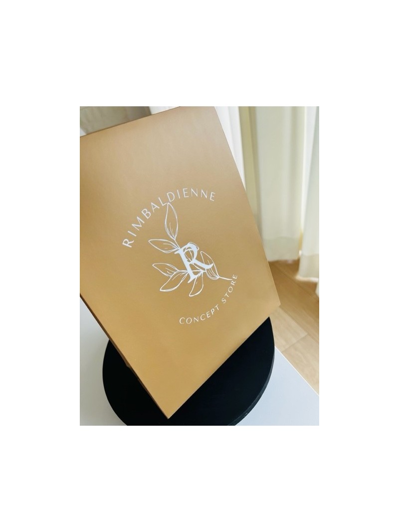Goldene Geschenktüte – Größe S (12×6×18 cm)