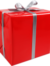 Bobine papier cadeau rouge