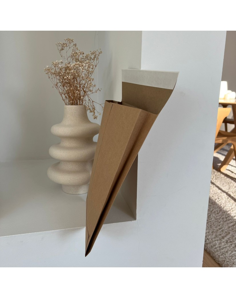 Extra starker wiederverschließbarer Kraftpapier-Versandbeutel Mango L (38x9x58cm)