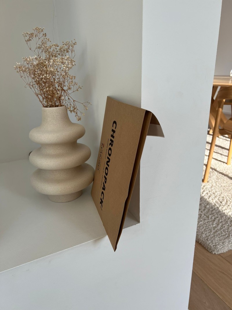Extra starker wiederverschließbarer Kraftpapier-Versandbeutel Mango L (38x9x58cm)