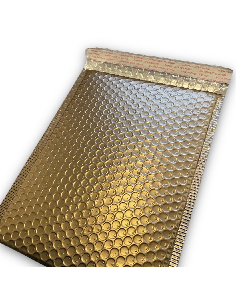 Enveloppes à bulles - Gold Mat taille M