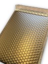 Goldfarbene matte Luftpolsterumschläge – Größe M