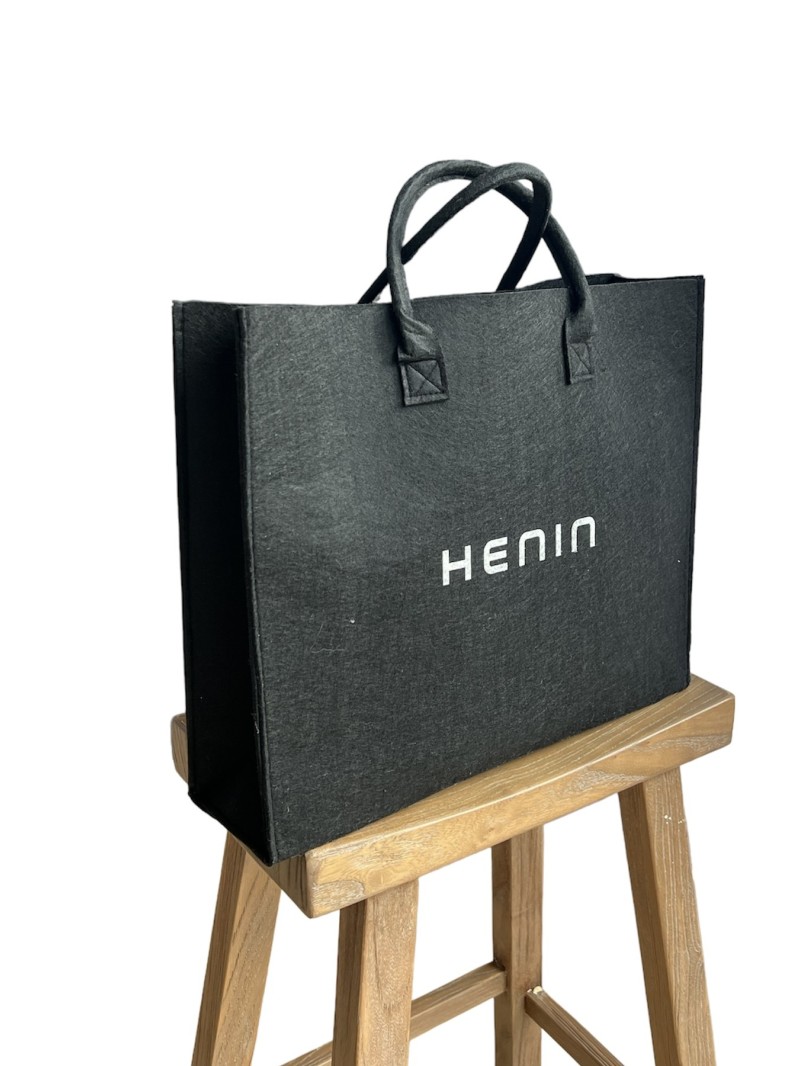 VILTEN DRAAGTAS "GRENOBLE" - ZWART L (42,5X11X36CM)