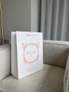 Luxe papieren tas - Wit S