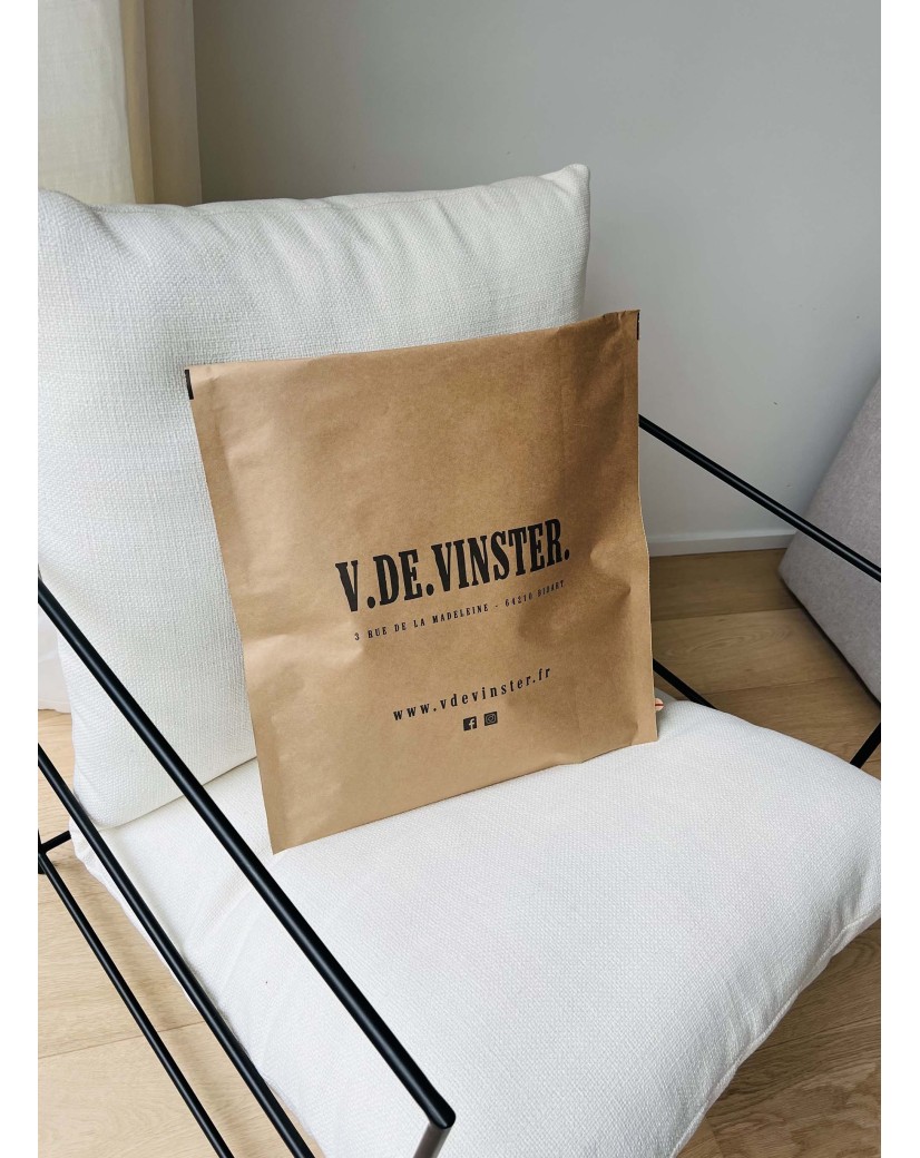 Wiederverschließbare Kraftpapier-Versandtasche Modell ZALANDO – Größe L