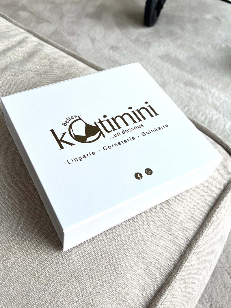 Boîte aimantée M (21Xx20,5x5,5cm) - logo sérigraphie