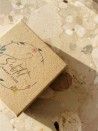 Schmuckschatulle aus recyceltem Kraftpapier, anpassbar - Farbdruck