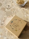 Écrin à Bijoux en Kraft Recyclé Personnalisable - Impression en Couleur