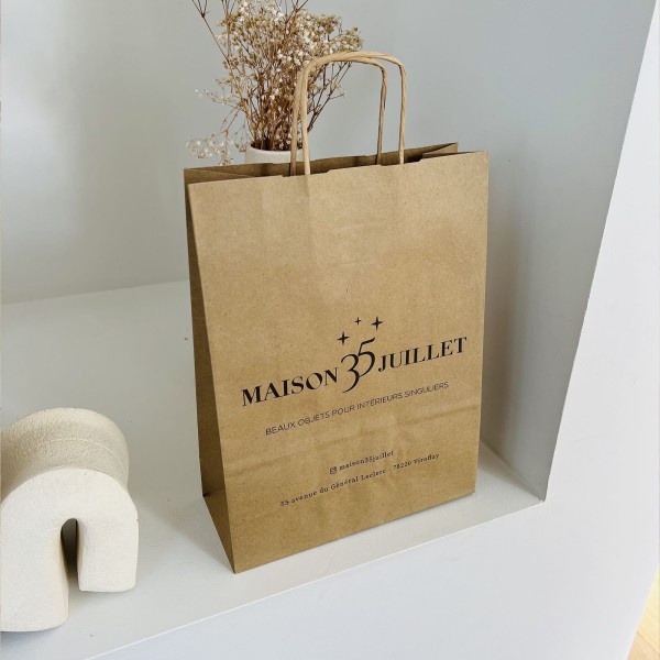Bolsa kraft M – Ecológica, personalizable y lista para enviar