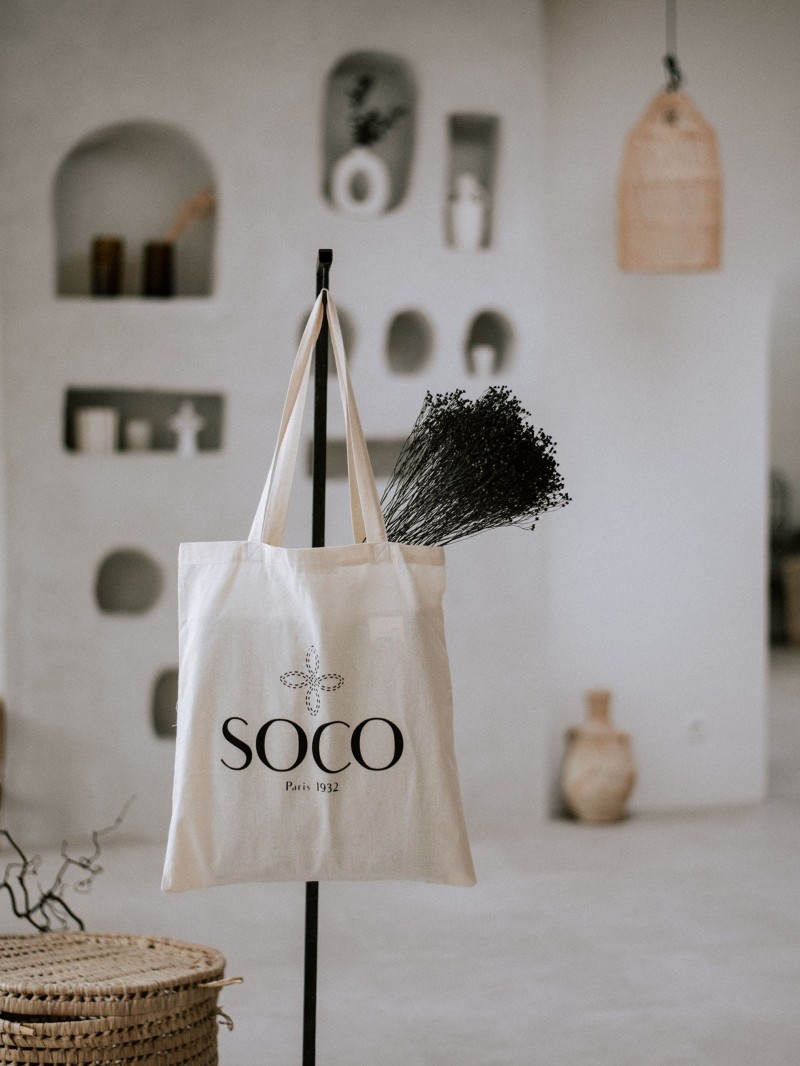 SAC PARIS - NATUREL (38x42cm)