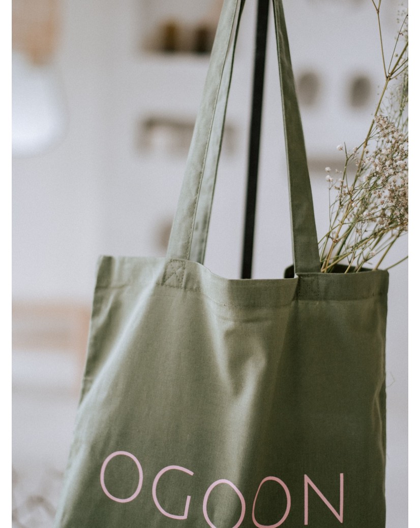 TOTEBAG "PARIJS" KAKI (38X42CM)