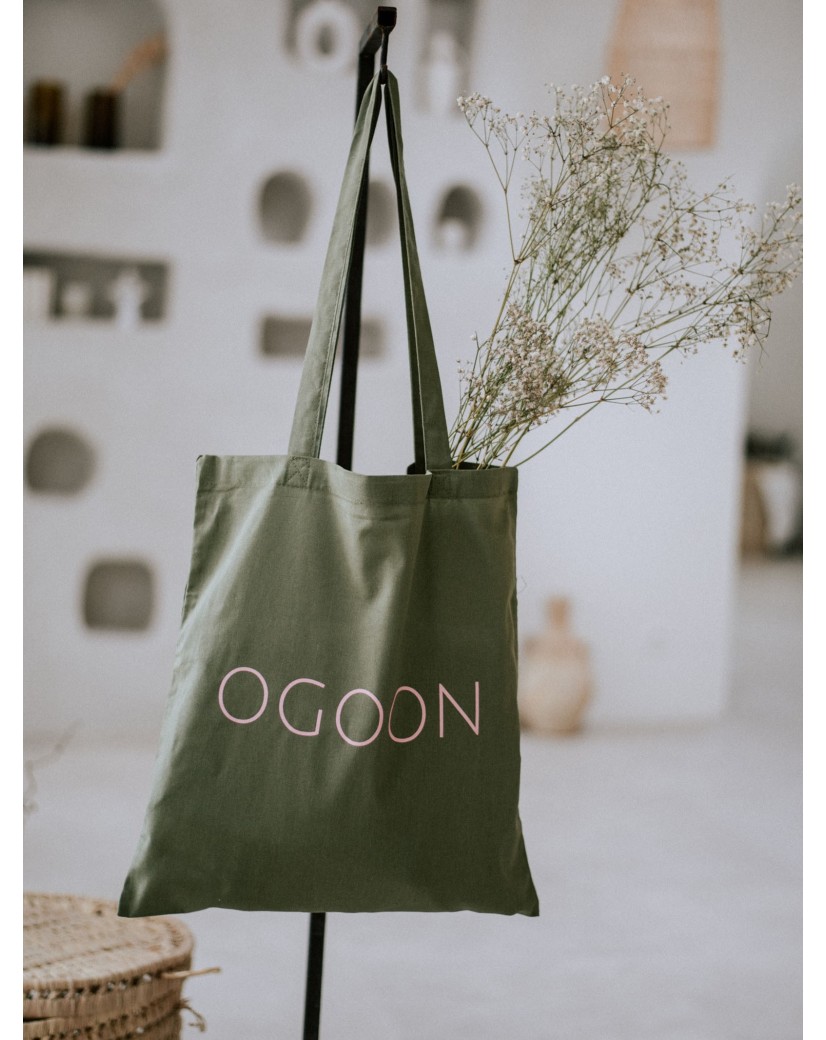 TOTEBAG "PARIJS" KAKI (38X42CM)