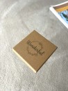 Écrin à Bijoux en Kraft Recyclé Personnalisable - Impression en Couleur