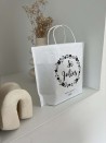 Sacs papier bateaux - Blanc M (45x14x35cm)