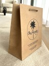 Moonpack Sac papier luxe poignées cordelettes - Kraft S
