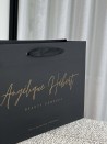 Luxury Paper Bag – Black – M (35x12x25 cm)