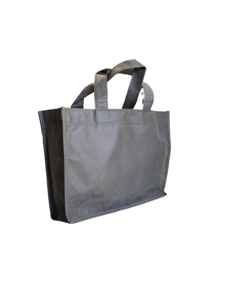 Non woven draagtas  -  Anthraciet 35x8x25
