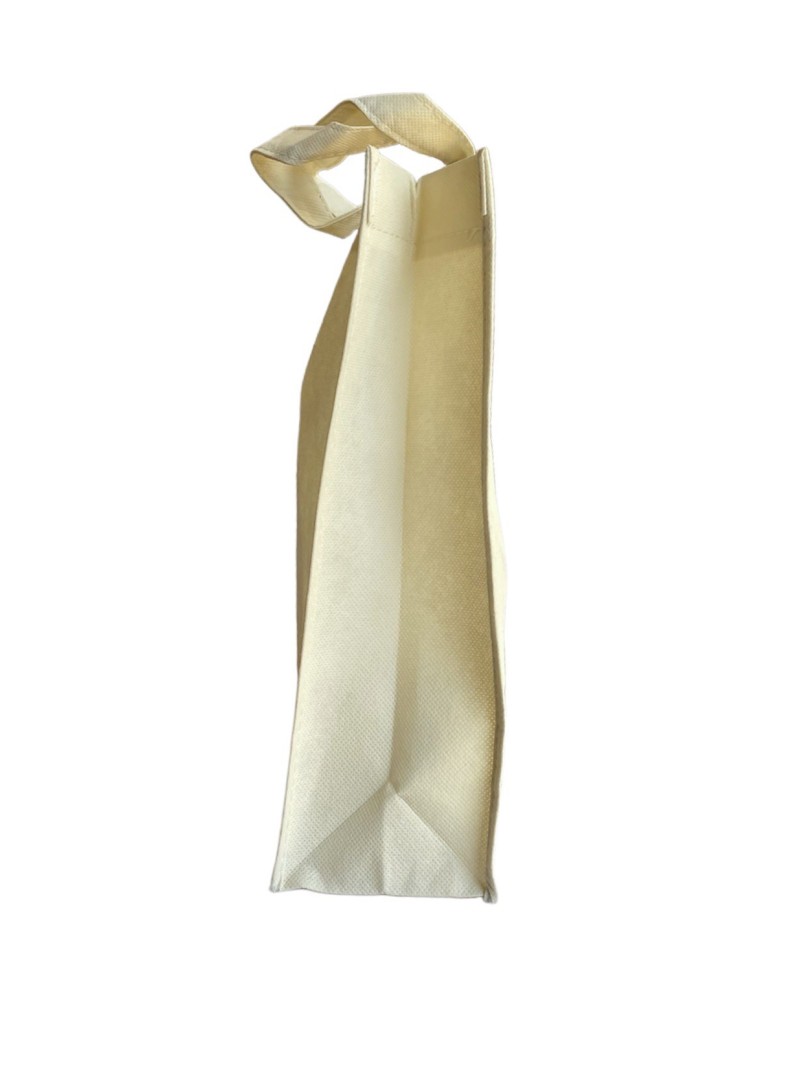 Non woven draagtas "LYON" - Gebroken Wit 40 x 12 x 35