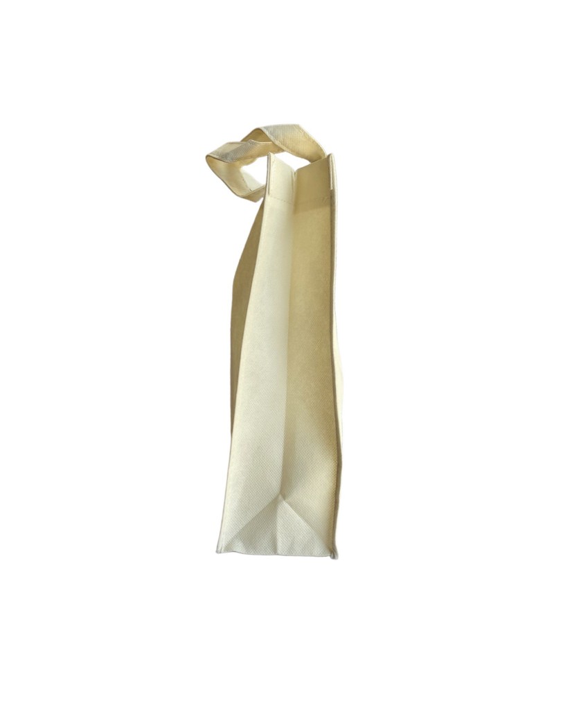 Non woven draagtas "LYON" - Gebroken Wit 40 x 12 x 35