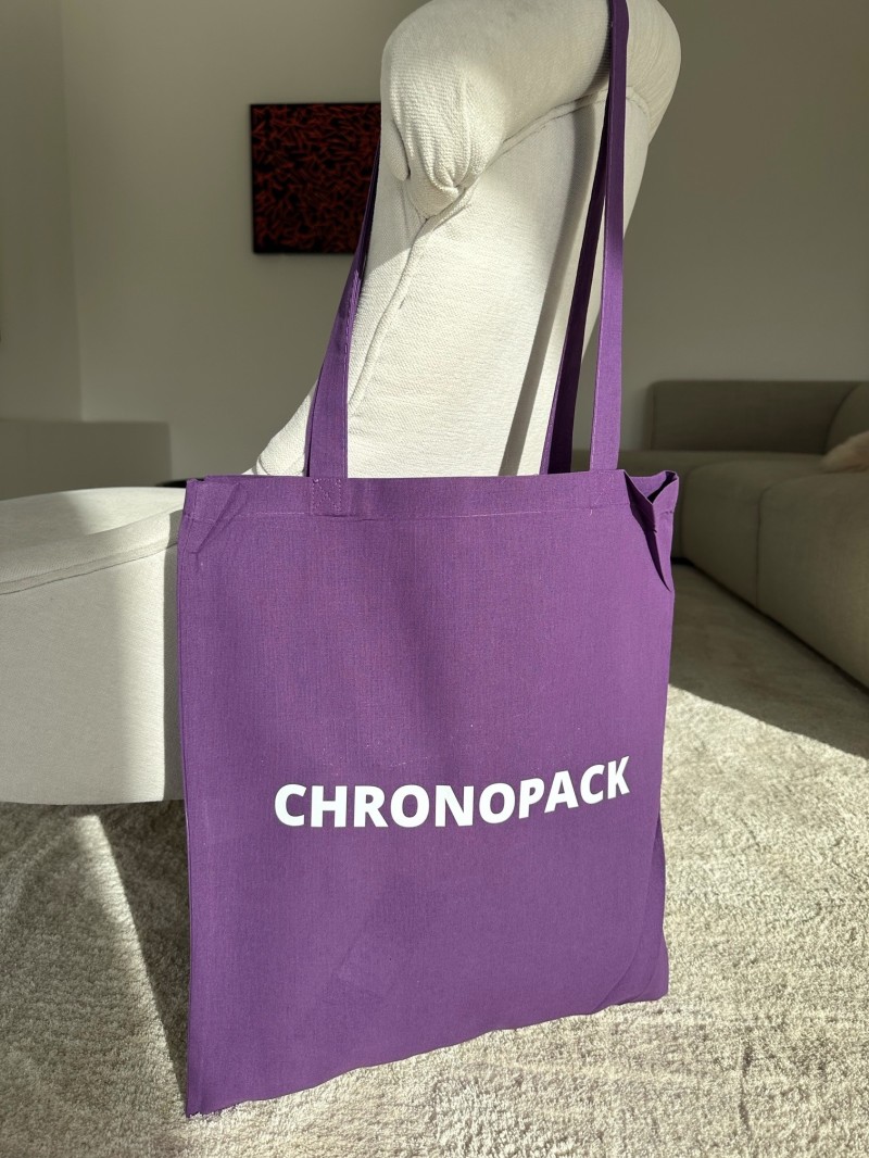 SAC PARIS - MAUVE (38x42cm)