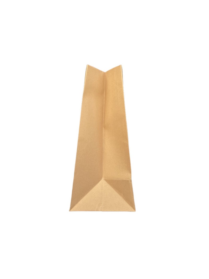 Braune Papiertüte mit schwarzen Satinbändern