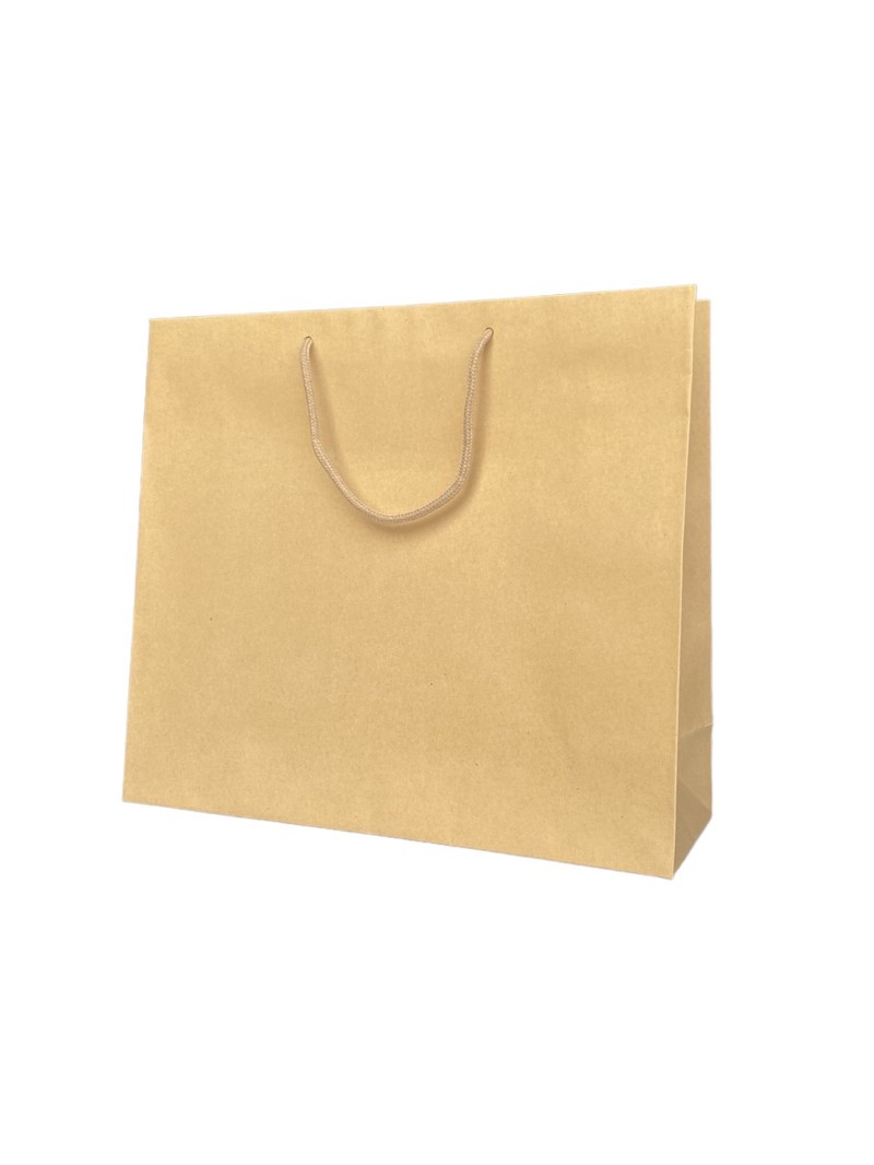 Sac Papier Kraft Poignée Cordelette