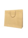 Kraft paper bag with cord handles