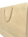 Bolsa de papel kraft con asas de cordón
