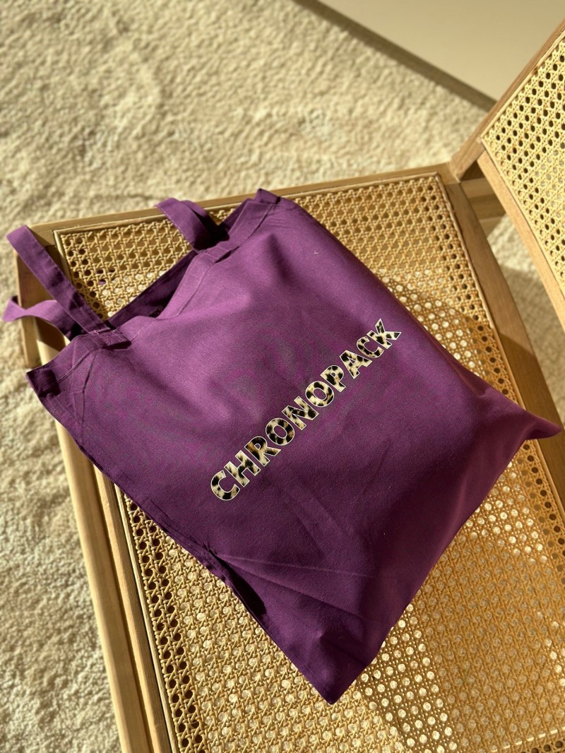 SAC PARIS - MAUVE (38x42cm)