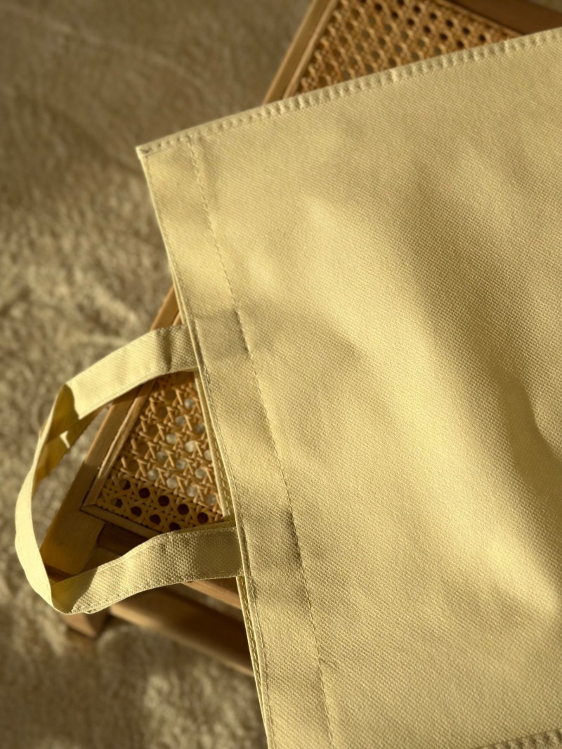 Non woven draagtas "LYON" - Gebroken Wit 40 x 12 x 35