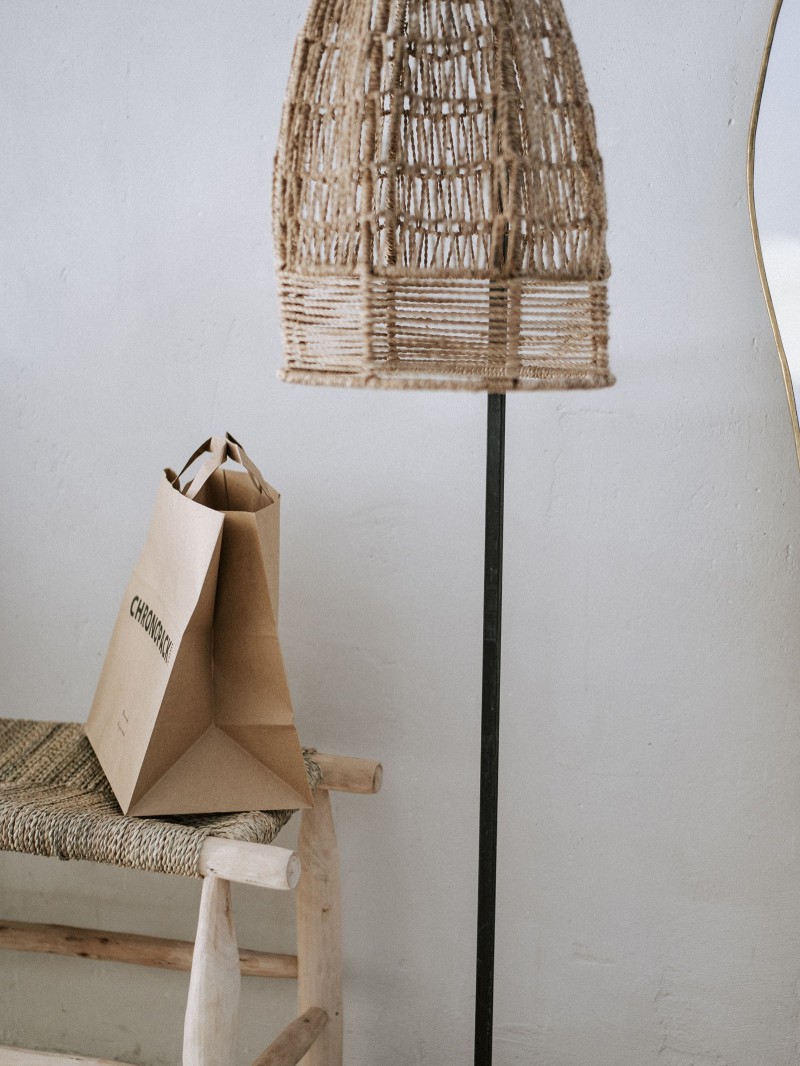 Braune Papiertüten mit Flachgriffen – Snack/Takeaway-Format (32×21×33 cm)