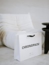 Moonpack Sac papier luxe poignées rubans - Blanc L