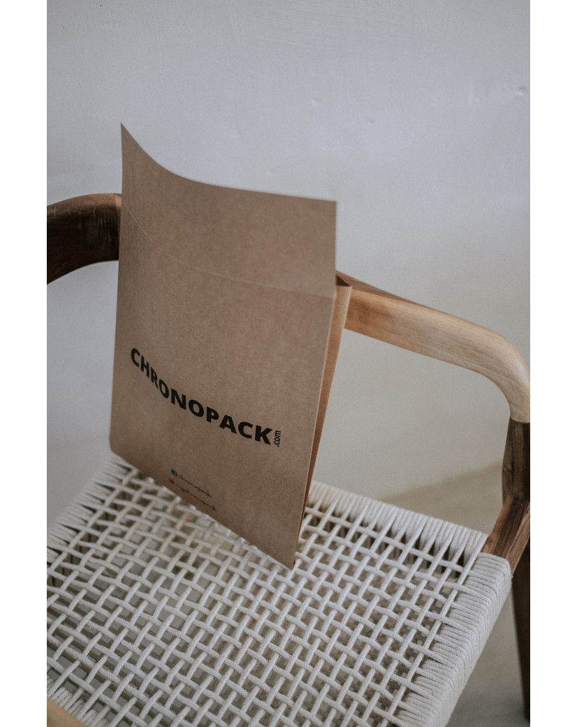 Extra starker wiederverschließbarer Kraftpapier-Versandbeutel Mango S (25x5x29cm)