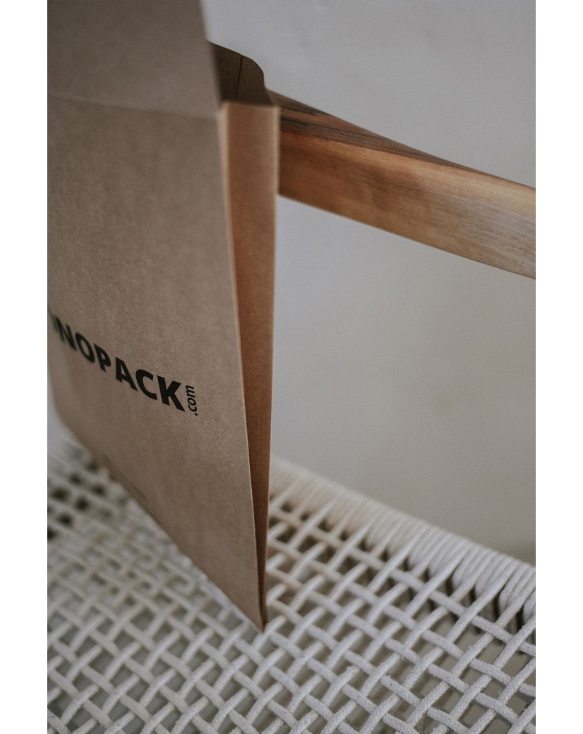 Extra starker wiederverschließbarer Kraftpapier-Versandbeutel Mango S (25x5x29cm)