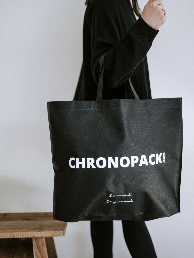 SAC MARSEILLE NOIR - L (55x10x45cm)