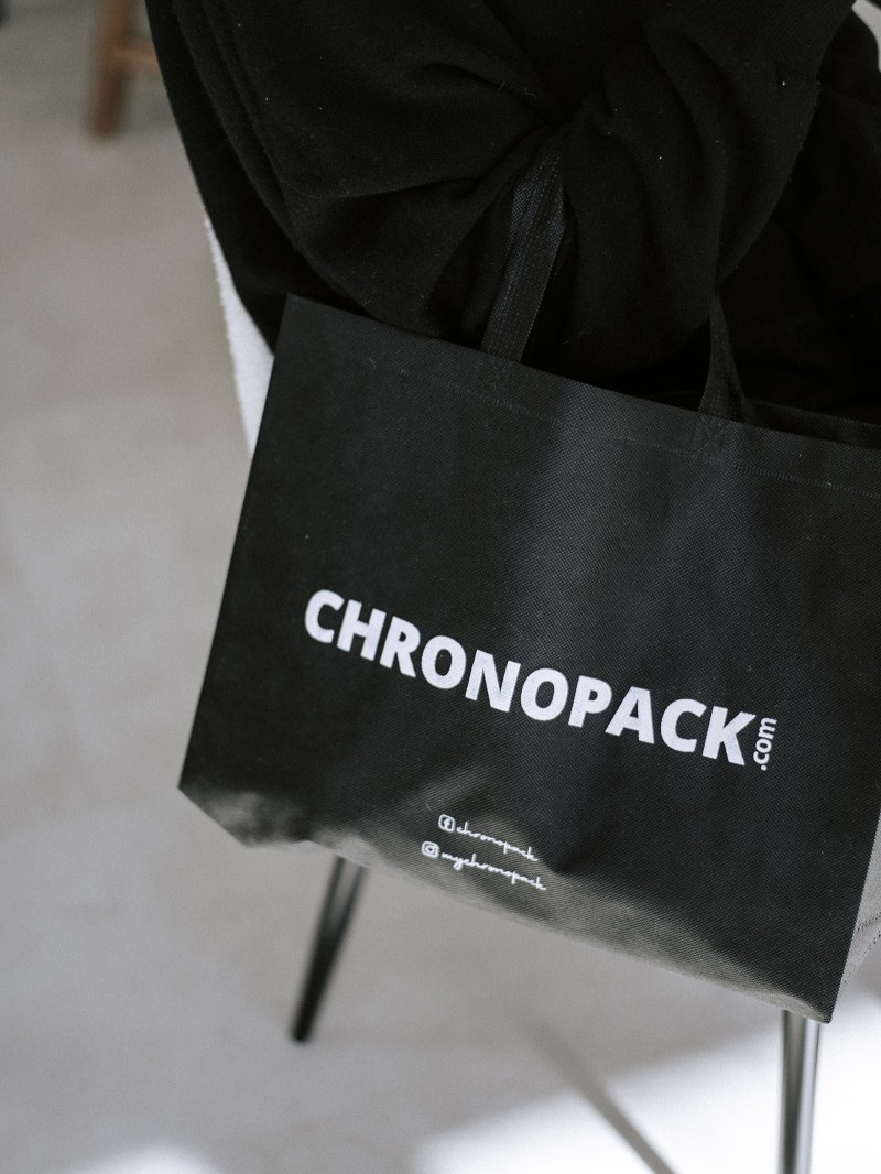 Cheap and eco-friendly personalized black fabric bag