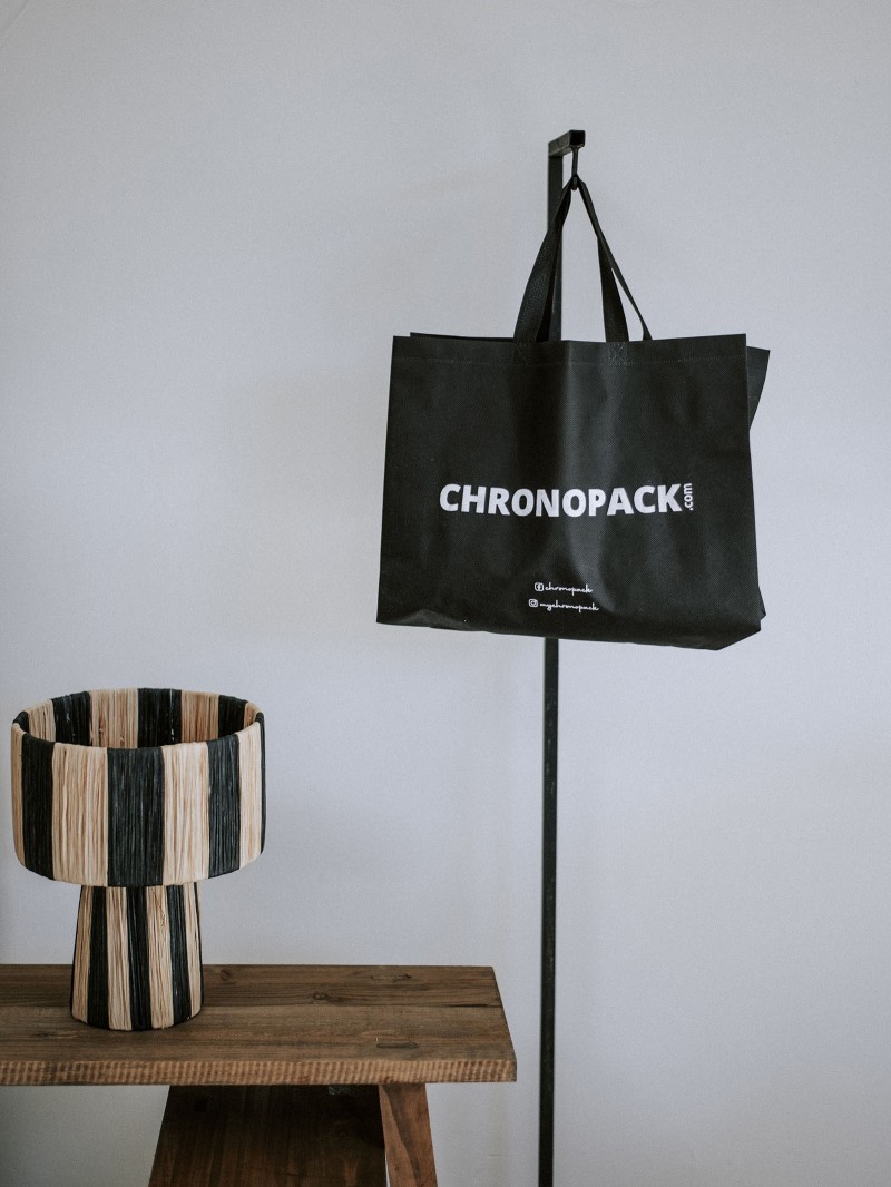 Günstige und umweltfreundliche personalisierte schwarze Stofftasche