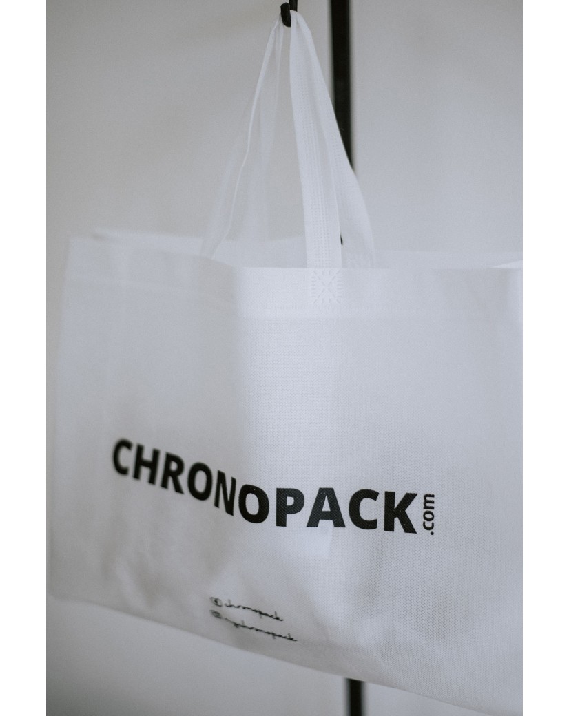 Sac tissu blanc personnalisé pas cher et respectueux de l'environnement