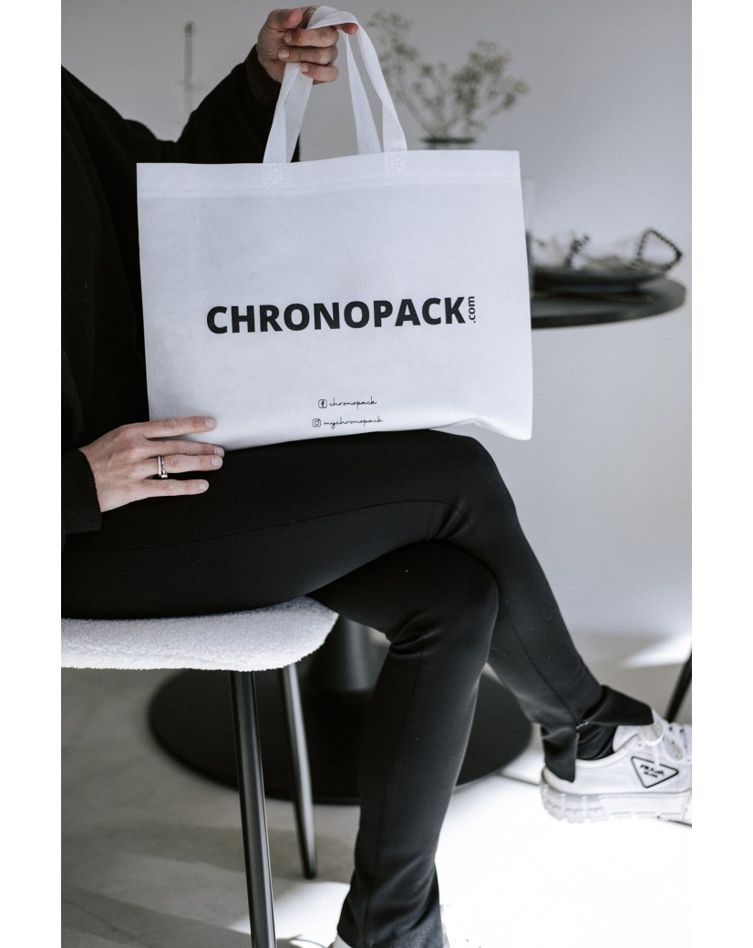 Sac tissu blanc personnalisé pas cher et respectueux de l'environnement