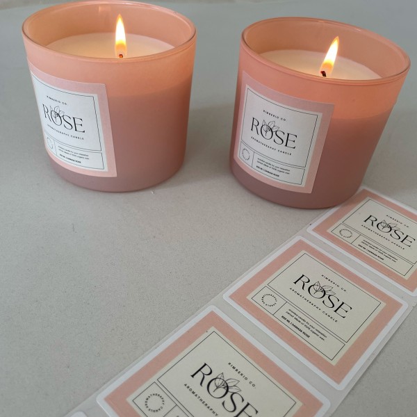 Customized square self-adhesive label - High-quality printing