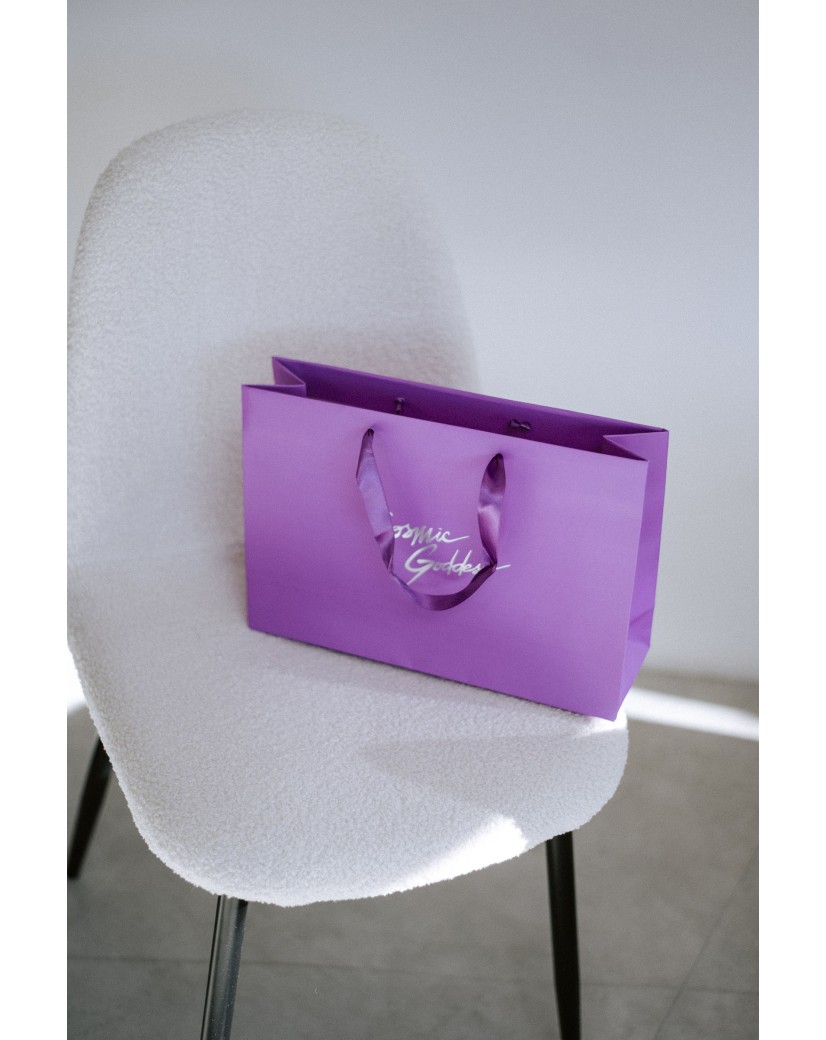 Luxe papieren tas "Monaco"- 100% gepersonaliseerd - M (35x12x25 cm)