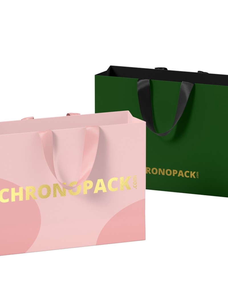 Luxe papieren tas "Monaco"- 100% gepersonaliseerd - M (35x12x25 cm)