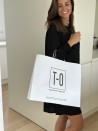 Weiße Krafttasche L – Groß, Praktisch und Personalisierbar