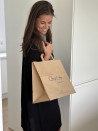 Customizable kraft paper bag 26x14x32cm from 70 EUR for 200 bags