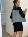 SAC GRENOBLE - GRIS - L (42,5x11x36cm)