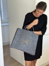 GRENOBLE Bag – Grey – L (42.5x11x36 cm)